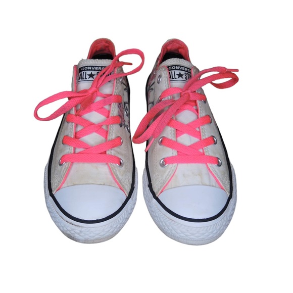 Converse Chuck Taylor All Star Pretty Strong Kids Low Top Sneakers Shoes US 4 - Picture 2 of 8